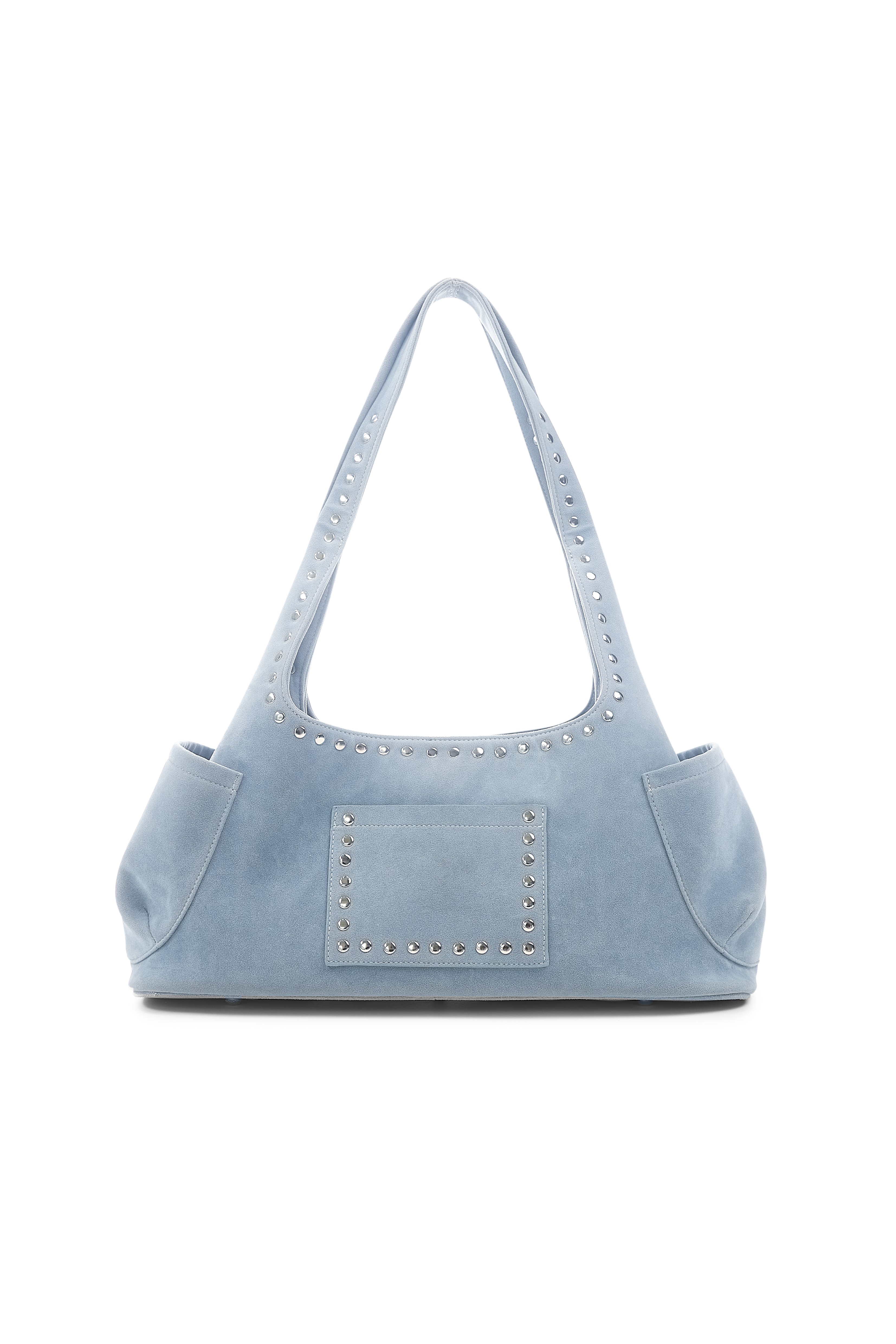 Martha Faux Suede Carryall in Blue